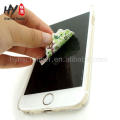 Microfiber sticky mobile phone screen cleaner